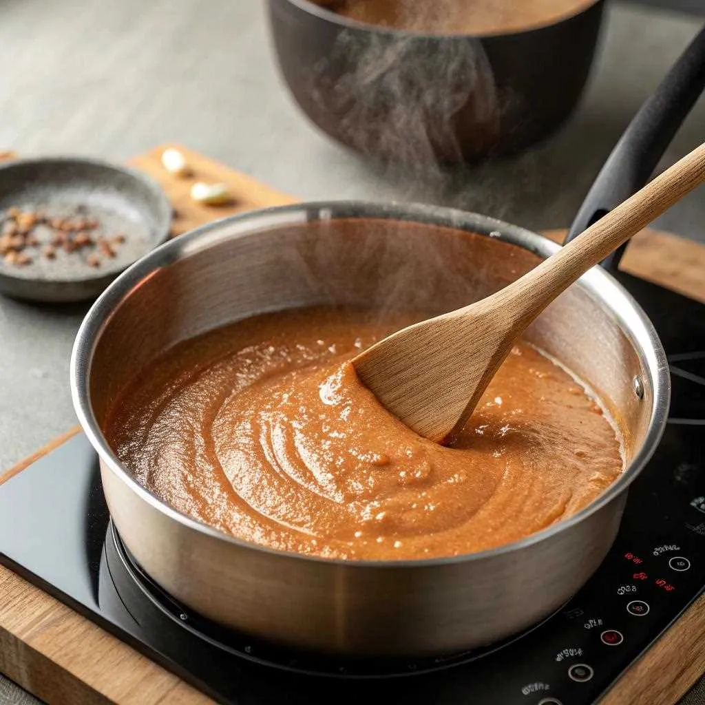 Smooth Tangzhong paste for ultra-soft milk bread