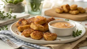 Chick-fil-A grilled nuggets recipe served with dipping sauce